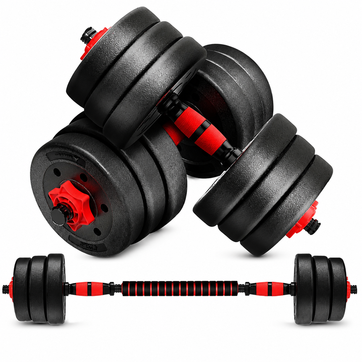 Adjustable Cement Dumbbell Set – 20kg, 30kg & 40kg